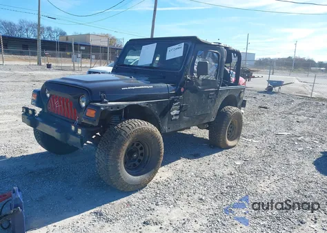 2000 Jeep Wrangler Sport from USA, damaged, VIN 1J4FA49S5YP776043